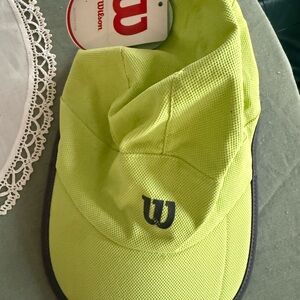 Wilson Neon Green Sports Visor NWT